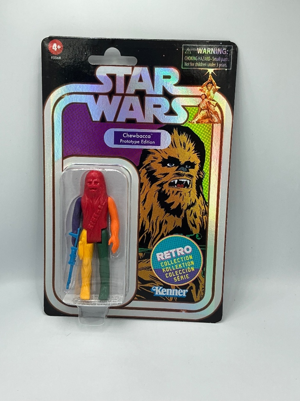 Star Wars Retro Collection Chewbacca Red Body Prototype Edition Action Figure